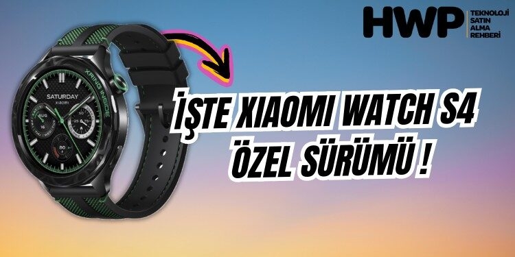 xiaomi watch s4 15. yıl özel sürümü