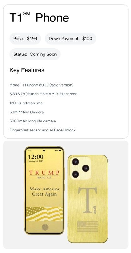 donald trump telefon trump phone trump mobile t1 phone