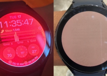 galaxy watch 4 kırmızı ekran sorunu
