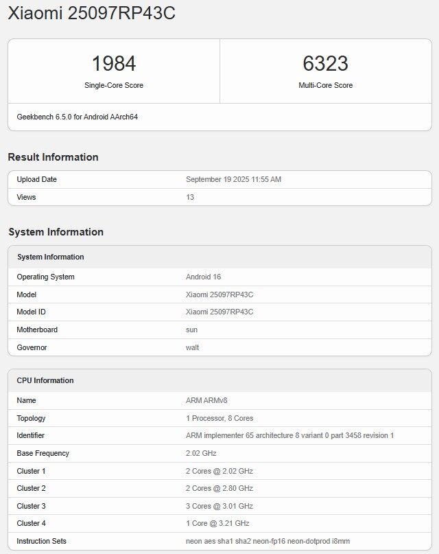 Xiaomi Pad 8