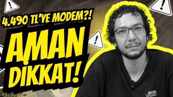 AMAN DİKKAT! 4.490 TL'YE KULLANILMIŞ MODEM TEZGAHI!