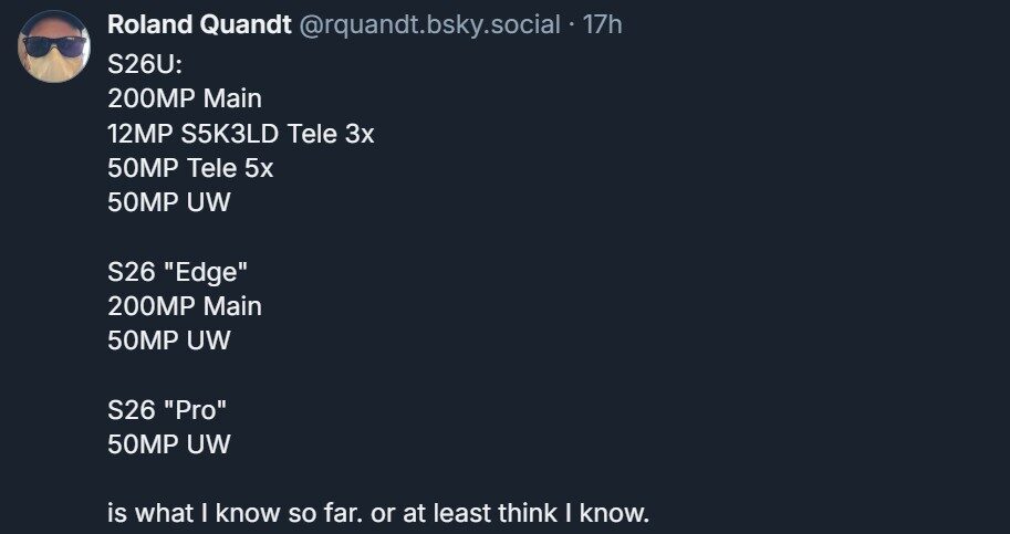 Galaxy S26 Ultra Kamera