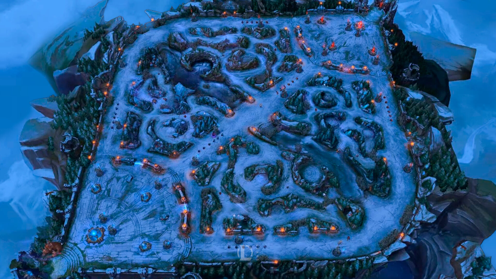 lol kış map lol kış haritası lol snowy map lol winter map