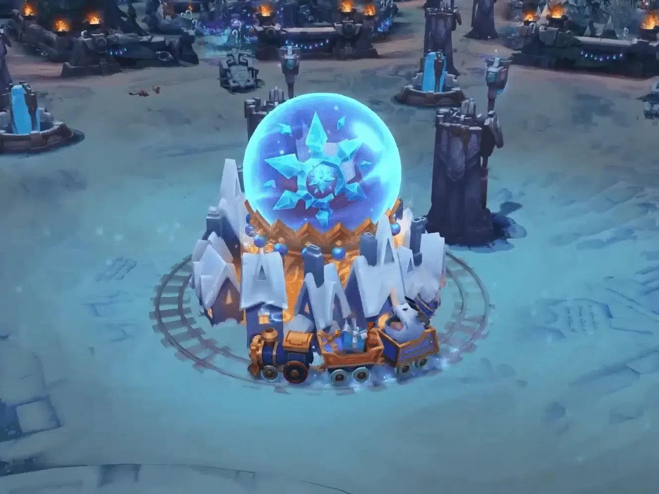 lol kış map lol kış haritası lol snowy map lol winter map