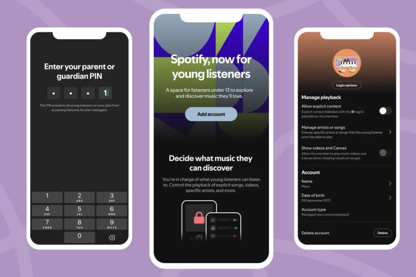 spotify ebeveyn kontrolü şarkıcı engelleme