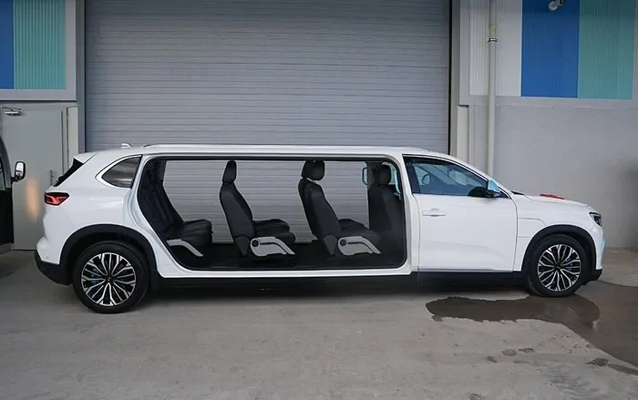 Cumhurbaşkanı Erdoğan'a özel üretilen Togg limuzin görüntülendi! Togg limuzin togg t10x limuzin tanıtıldı