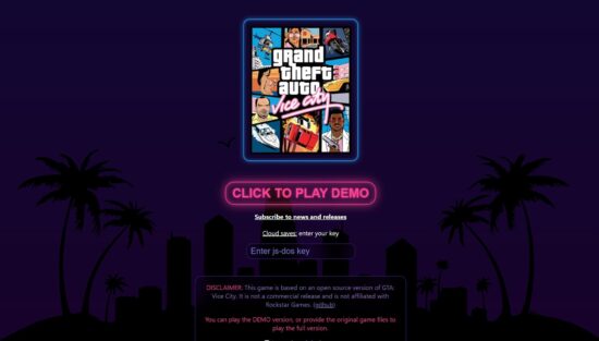 gta vice city tarayıcıdan nasıl oynanır