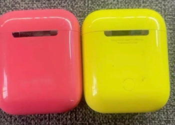 apple renkli airpods 1.nesil airpods sarı pembe