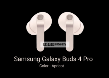 Galaxy Buds 4 Pro şeftali apricot rengi