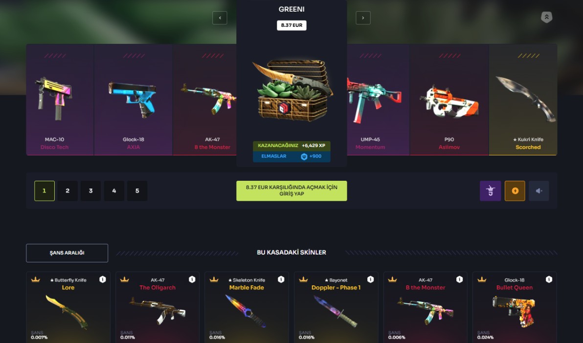 Casehug cases CS2: Oyun içi deneyim ve maç dinamikleri üzerindeki etkisi