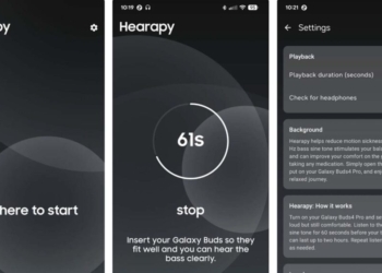 samsung hearapy uygulaması
