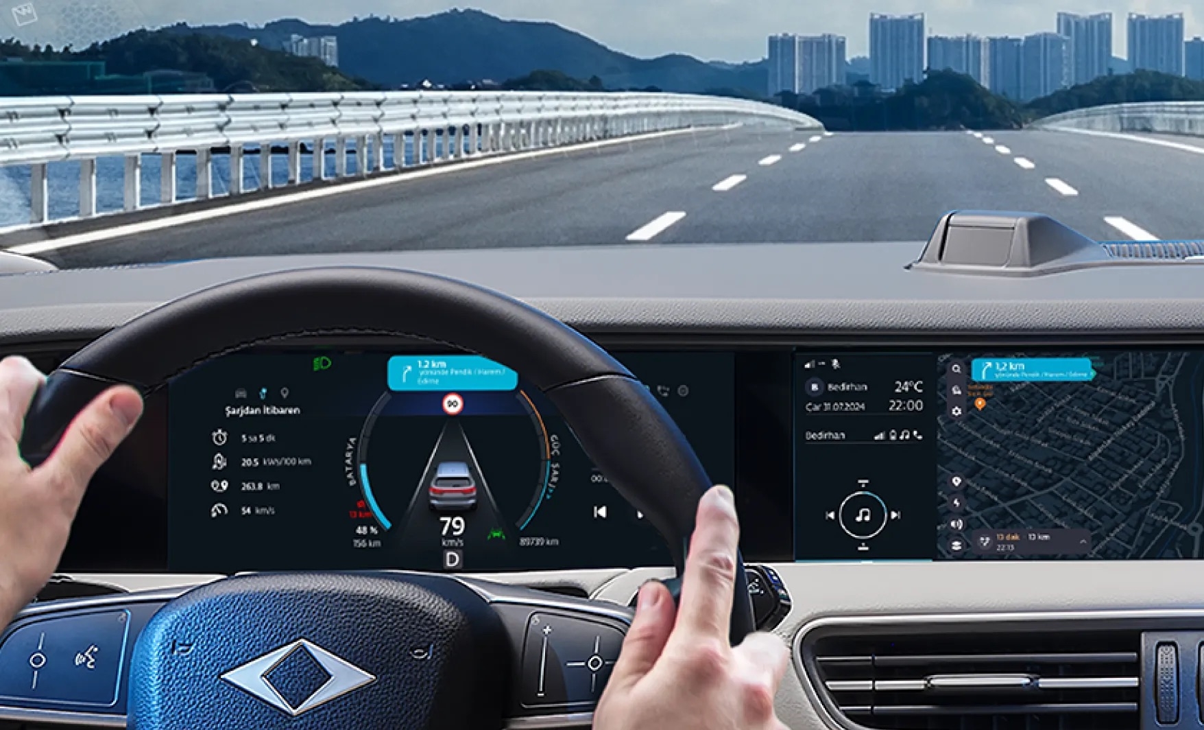 Togg yerli navigasyon kullanacak! Yerli ve milli araca, yerli navigasyon!