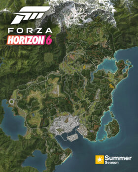 Forza Horizon 6 haritası aktarıldı! Japonya'nın en hoş yerlerinde müsabaka var! Forza Horizon 6 harita, Forza haritası, Forza 6