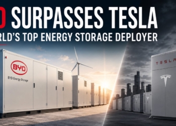 BYD enerji depolama pazarında zirveye oturdu! Tesla'yı geride bırakan dev kim?