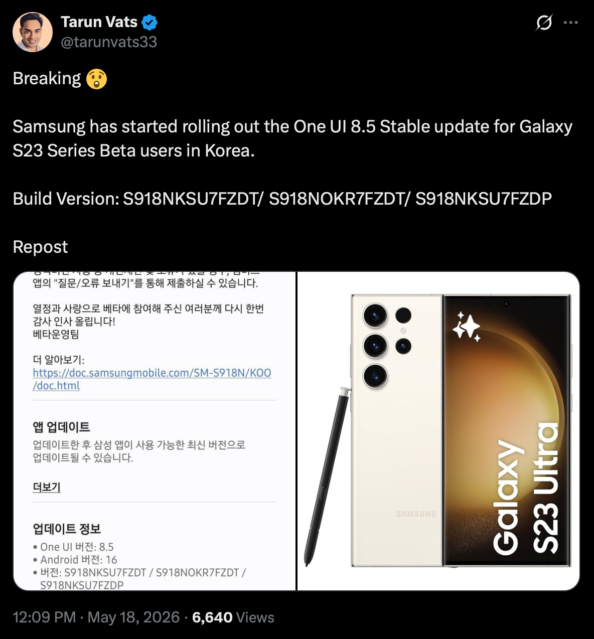 Galaxy S23 ve Galaxy A56 için One UI 8.5 güncellemesi yayında! Türkiye'ye ne zaman gelir? Galaxy S23 ve Galaxy A56 için One UI 8.5 güncellemesi yayında! Türkiye'ye ne zaman gelir? #1