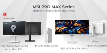 MSI’ın PRO MAX Serisi ile COMPUTEX 2026’da tanışın: Estetik ve Minimalist Çalışma Ortamları için Masaüstü ve Monitör Ürünleri