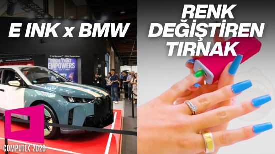 E İnk BMW iX, renk değiştiren tırnak ve dahası!  #COMPUTEX20