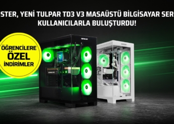 Oyun ve Üretkenlik İçin Güçlü Masaüstü: Monster Tulpar TD3 V3 Serisi