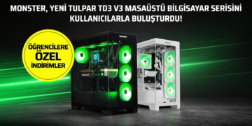 Oyun ve Üretkenlik İçin Güçlü Masaüstü: Monster Tulpar TD3 V3 Serisi