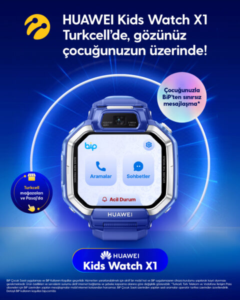 BiP Entegrasyonlu İlk Akıllı Çocuk Saati: Huawei Watch Kids X1 Satışta BiP Entegrasyonlu İlk Akıllı Çocuk Saati: Huawei Watch Kids X1 Satışta