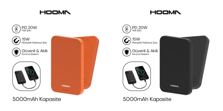 Ultra İnce Manyetik Güç: Hooma Magpulse Powerbank Serisi EVOFONE Güvencesiyle Satışta
