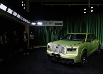A Bentley Torcal electric SUV is revealed at a showcase event in London, UK, on Wednesday, Sept. 23, 2026. Bentley is using materials and comfort to distinguish the Torcal from other large electric SUVs. Photographer: Chris Ratcliffe/Bloomberg via Getty Images