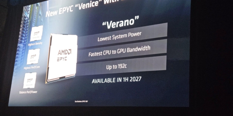AMD EPYC Verano Sahne Aldı: 192 Çekirdek ve SOCAMM2 Bellek Desteğiyle Geliyor! AMD EPYC Verano Sahne Aldı: 192 Çekirdek ve SOCAMM2 Bellek Desteğiyle Geliyor!